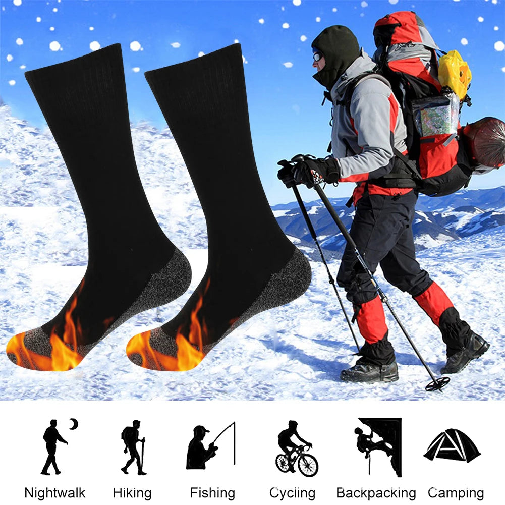 Thermal Performance Self-Heating Socks