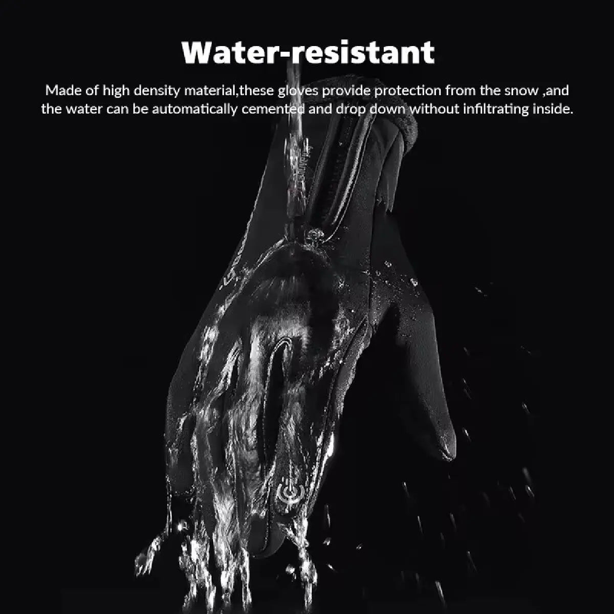 Winter Gloves – waterproof, thermal, touch-screen compatible, windproof, warm for cold days, suitable for running, sports, hiking, and skiing. ❄️🧤🔥