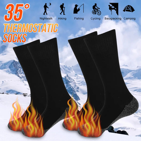 Thermal Performance Self-Heating Socks